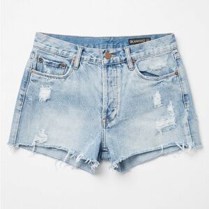 BLANKNYC Distressed Medium Wash Denim Cut-Offs - SZ 30